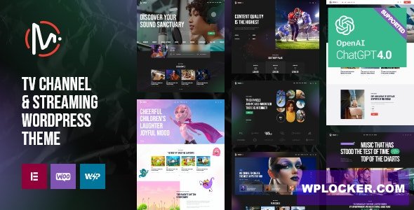 MediaFlex v1.1 - TV Channel & Streaming WordPress Theme