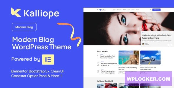 Kalliope v2.9 - Modern Blog WordPress Theme