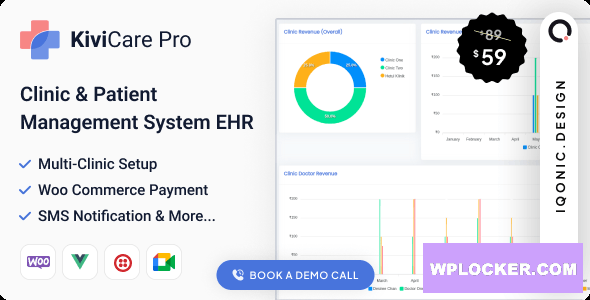 KiviCare Pro v4.4.1 - Clinic & Patient Management System EHR (Add-on)