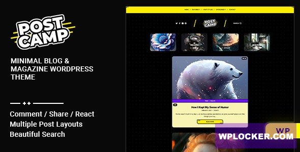 Postcamp v1.0.3 - Blog & Magazine WordPress Theme