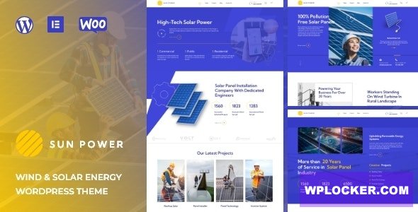 SunPower v1.0.9 - Solar Renewable Energy Theme