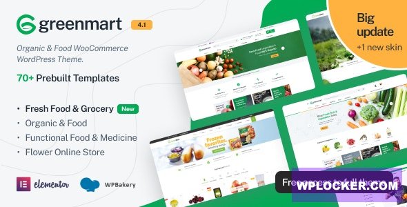 GreenMart v4.3 - Organic & Food WooCommerce WordPress Theme