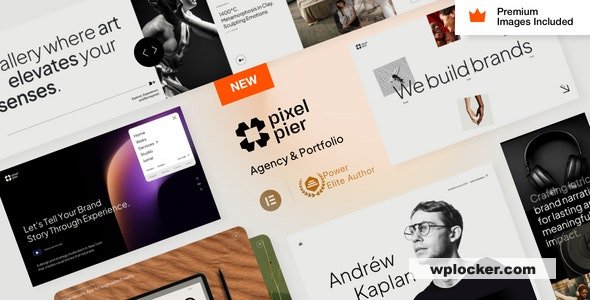 Pixelpiernyc v2.0 - Creative Agency and Portolio WordPress Theme