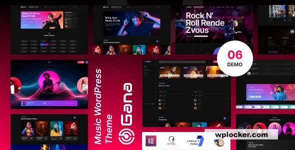 Gana v1.0.4 - Music and Event WordPress Theme