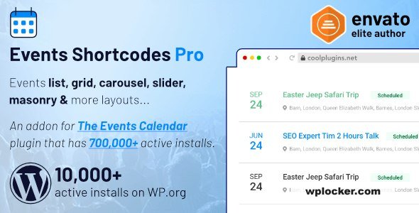 The Events Calendar Shortcode and Templates Pro v4.3.2