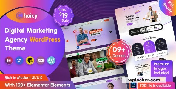 Choicy v2.0.0 - Digital Marketing Agency WordPress Theme