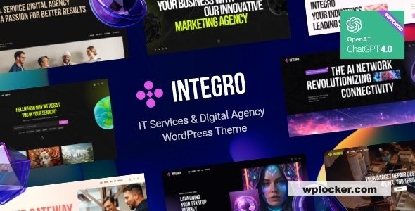 Integro v1.3 - IT Services & Digital Agency WordPress Theme