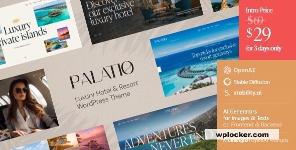 Palatio v1.14.0 - Luxury Hotel & Resort WordPress Theme