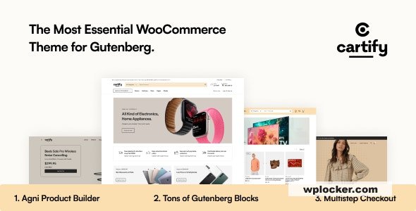 Cartify v1.4 - WooCommerce Gutenberg WordPress Theme