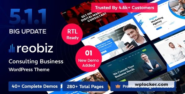 Reobiz v8.0.1 - Consulting Business WordPress Theme