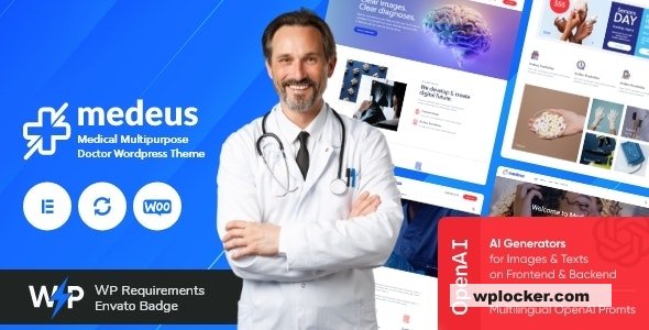 Medeus v1.21.0 - Medical Multipurpose Doctor WordPress Theme