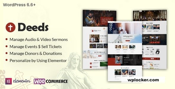 Deeds v11.1 - Best Responsive Nonprofit Church WordPress Theme