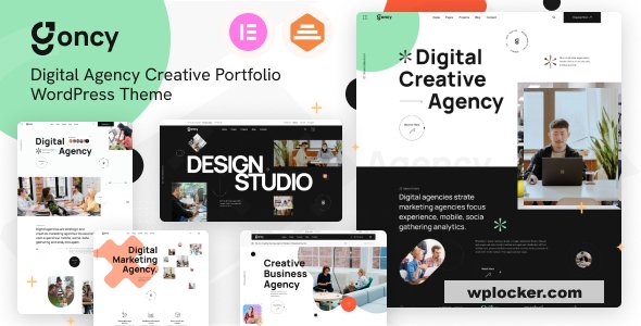 Goncy v1.0.3 - Digital Agency & Creative Portfolio WordPress Elementor Theme