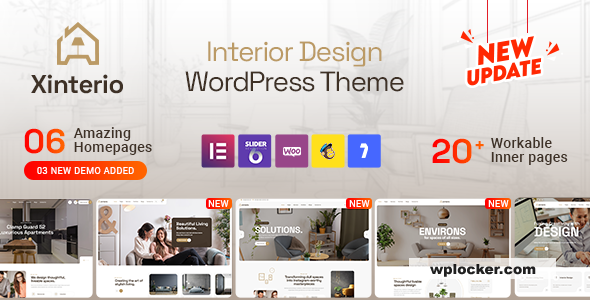 Xinterio v5.2 - Interior Design WordPress Theme + RTL