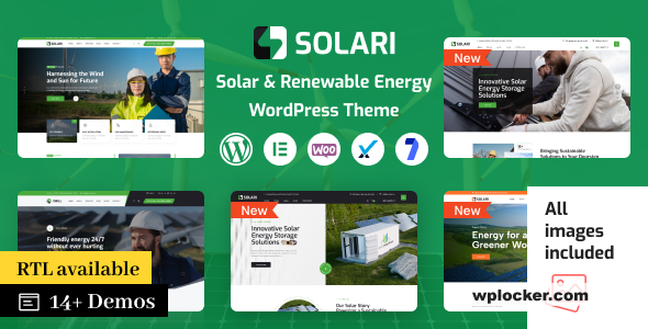 Solari v1.1.6 - Ecology & Solar Energy WordPress Theme