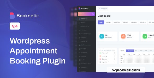 Booknetic v4.8.5 - WordPress Booking Plugin for Appointment Scheduling