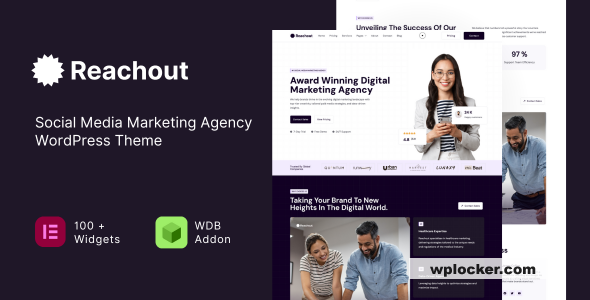 Reachout v3.0 - Social Media Marketing Agency WordPress Theme