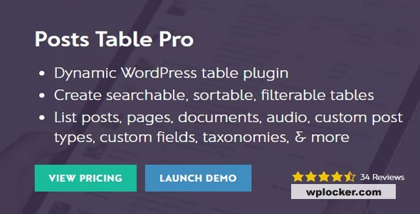 Barn2 Media Posts Table Pro v4.0.4