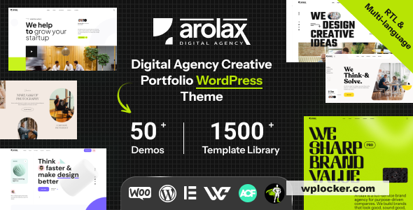 Arolax v4.0.5 - Creative Digital Agency Theme