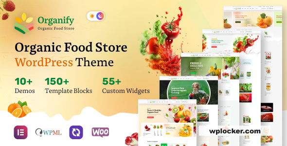Organify v1.0.1 - Organic Food Products WordPress Theme