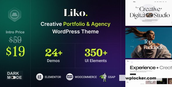 Liko v1.0.2 - Creative Agency & Portfolio WordPress Theme