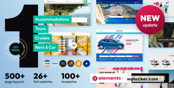Book Your Travel v8.19.65 - Online Booking WordPress Theme