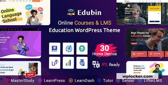 Edubin v9.5.13 - Education LMS WordPress Theme