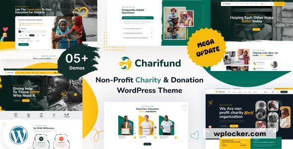 ChariFund v2.1 - Charity & Donation Foundation WordPress Theme Multipurpose