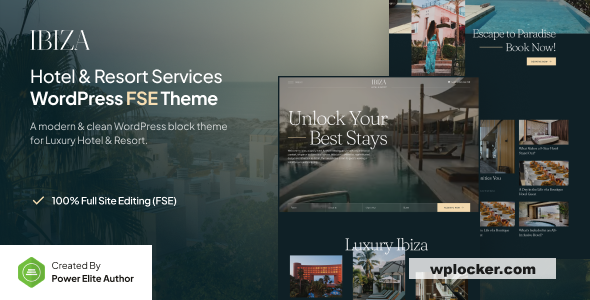 Ibiza v1.0.1 – Luxury Hotel & Resort FSE WordPress Theme