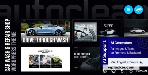 Auto Clean - Car Wash & Repair Shop WordPress Theme