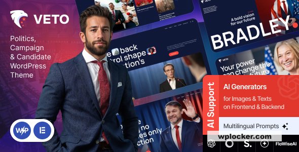 Veto v1.14.0 - Politics, Campaign & Candidate WordPress Theme
