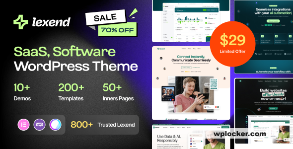 Lexend v2.5 - Software, SaaS & Startup WordPress Theme
