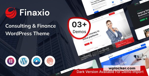 Finaxio v2.0.1 - Consulting & Finance WordPress Theme
