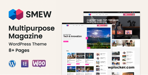 Smew v1.0.1 - Multipurpose Magazine Wordpress Theme