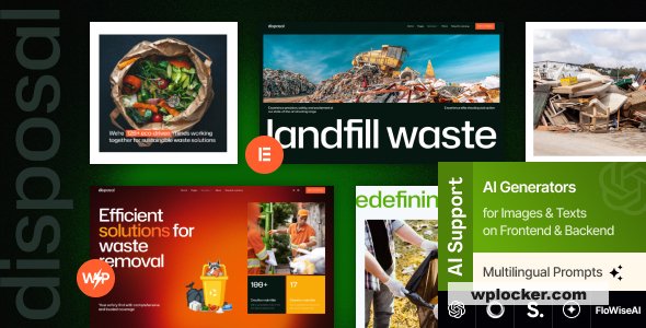 Disposal v1.0 - Waste Removal & Recycling WordPress Theme
