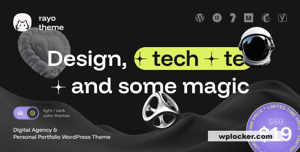 Rayo v1.0.2 - Digital Agency & Personal Portfolio WordPress Theme