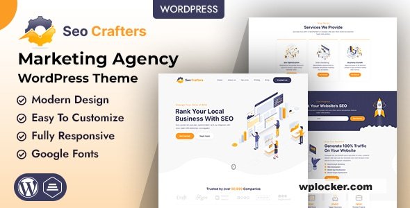 SEO Crafters v1.0 - Marketing Agency WordPress Theme