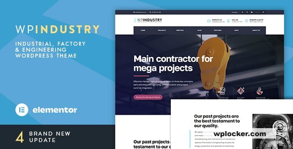WP Industry v4.2 - Industrial WordPress Theme